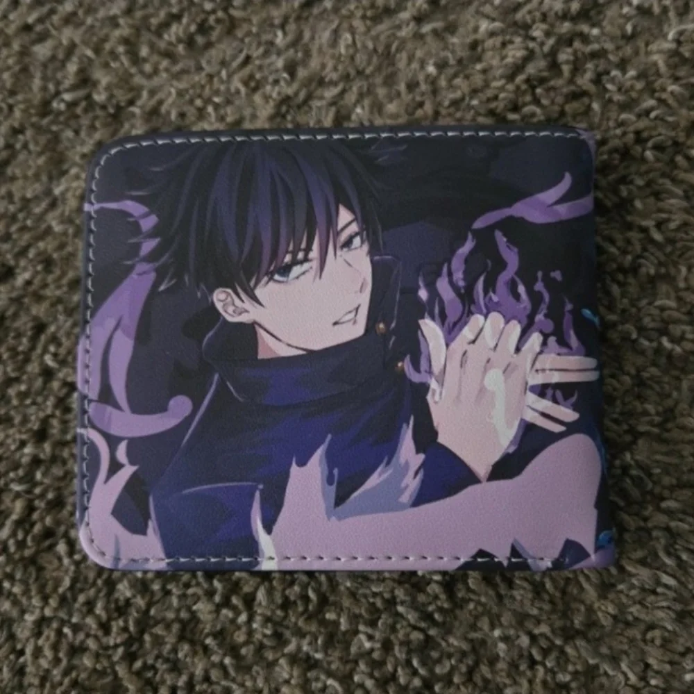 New Jujutsu kaisen anime manga leather wallet